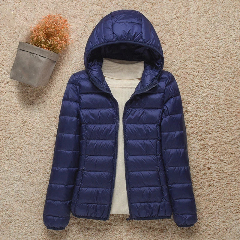 Jaqueta Andes Puffer Feminina com Capuz