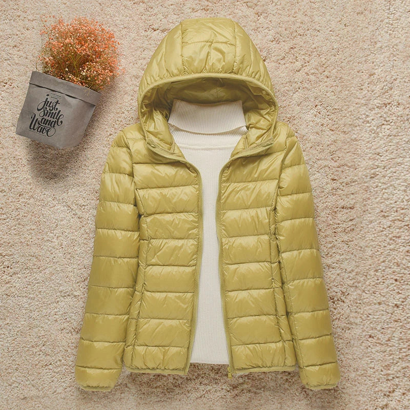 Jaqueta Andes Puffer Feminina com Capuz