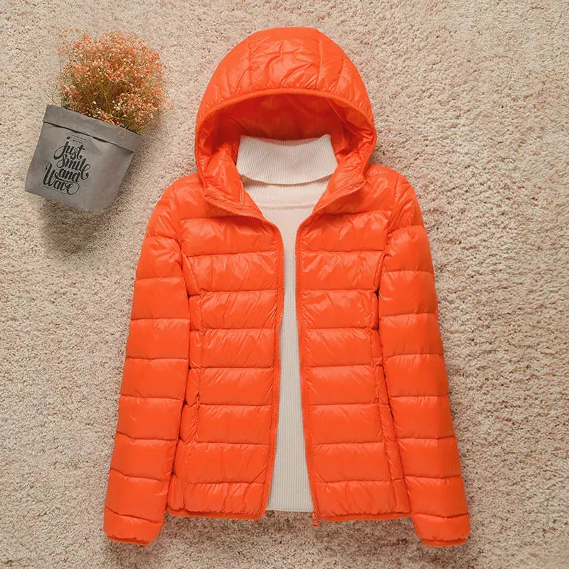 Jaqueta Andes Puffer Feminina com Capuz